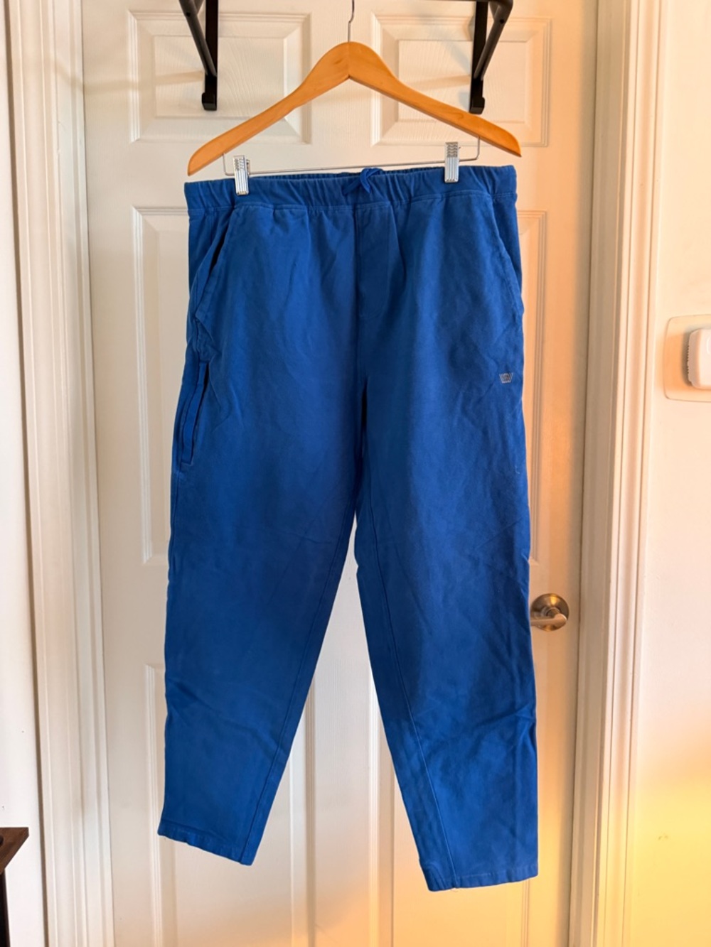 Mack Weldon Cobalt Blue Jogger Sweatpants with Drawstring XL
